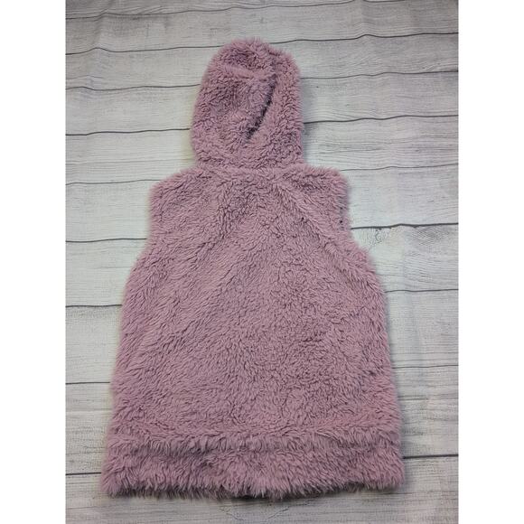 9/10 Mini Boden Purple Sherpa Vest - Picture 4 of 6